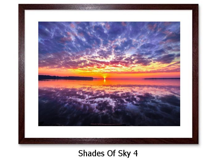 Shades Of Sky Framed Print
